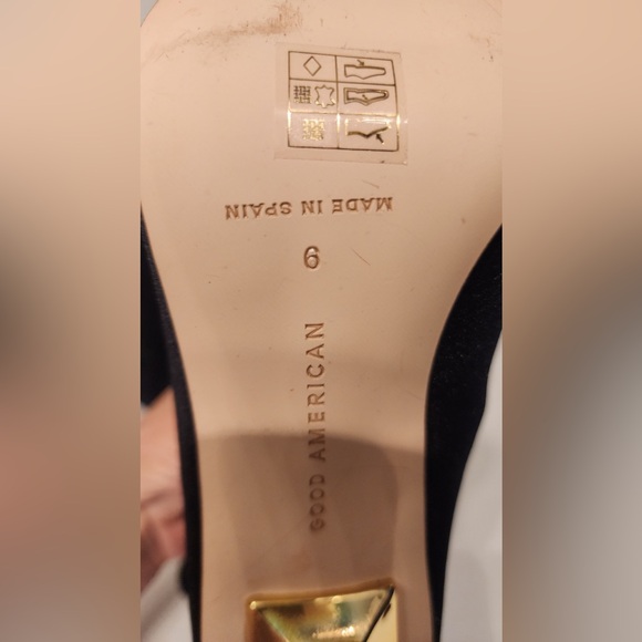 Good American Ankle Shine Neoprene Black Size 9 & 8 & 8.5 - Picture 11 of 11